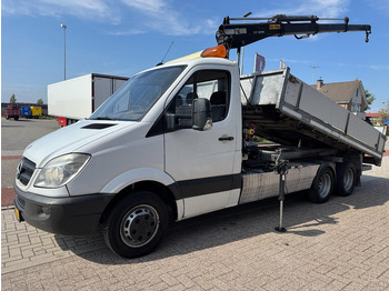 Tipper van Mercedes-Benz Sprinter 516 CDI Clixtar, HIAB Kraan/Crane/Kran/Grua, Kipper: picture 5