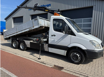 Tipper van Mercedes-Benz Sprinter 516 CDI Clixtar, HIAB Kraan/Crane/Kran/Grua, Kipper: picture 2