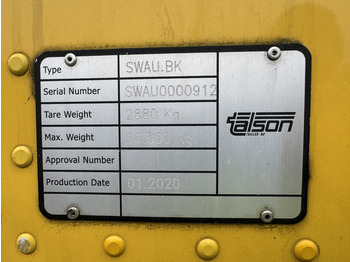 Hook lift/ Skip loader system Talson SWAU.BK Wechselbrücke, Wissellaadbak, Swap body, BDF. Kein Krone: picture 5