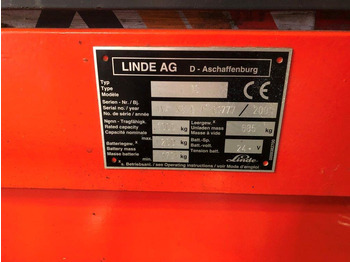 Stacker Ant Linde L 10 - high lift truck - stacker - electric pallet truck - pedestrian stacker: picture 3