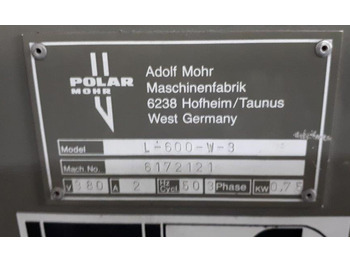 Printing machinery Pilelifter Polar Mohr L 600-W-3 with tub: picture 2