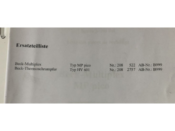 Packaging machinery as new film packaging with forming shoulder machine Beck Multiplex Pico MP with shrink tunnel HV 601: picture 2 Packaging machinery as new film packaging with forming shoulder machine Beck Multiplex Pico MP with shrink tunnel HV 601: picture 2