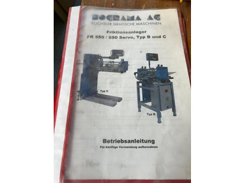 Printing machinery mobile automatic friction feeder Bograma FR 550 Servo C: picture 2