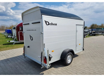 New Closed box trailer DEBON C300 ALU + drzwi boczne 300x155 cm: picture 3