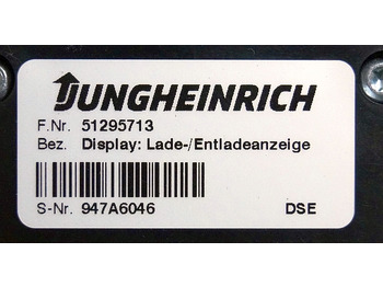 Dashboard for Material handling equipment Jungheinrich 51295713 | Battery indicator sn. 947A6046: picture 3 Dashboard for Material handling equipment Jungheinrich 51295713 | Battery indicator sn. 947A6046: picture 3