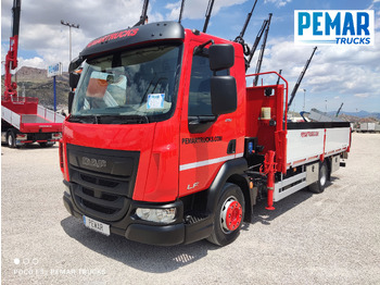 Dropside/ Flatbed truck, Crane truck DAF LF 210 GRUA CAJA FIJA: picture 2 Dropside/ Flatbed truck, Crane truck DAF LF 210 GRUA CAJA FIJA: picture 2