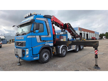 Dropside/ Flatbed truck, Crane truck Volvo FH540 8X2 FASSI F660 + Jib max 33,5m.: picture 5
