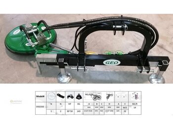 New Mower Geo Zaunmäher Geo Disk Mäher Mähwerk hydraulisch Sichelmäher Hoflader: picture 2