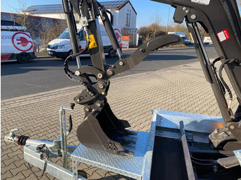 Mini excavator, Trailer Minibagger BK2000NKSR + Tieflader + Zubehör *INKL.19% MWST*BERGER KRAUS*KUBOTA* KLIMA*SCHWENKARM*VERSTELLFAHRWERK*: picture 5