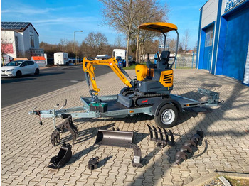 Mini excavator, Trailer Minibagger BK950JS + Anhänger + Zubehör *INKL.19% MWST*BERGER KRAUS*JOYSTICK*SOFORT!*: picture 2