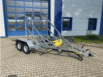 Cable drum trailer Vermietung / Kabelanhänger 2700KG / Nutzlast 2094KG / Kabeltrommel-Anhänger / Glasfaser/ 1 Monat: picture 2