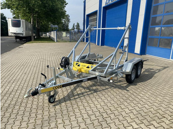 Cable drum trailer Vermietung / Kabelanhänger 2700KG / Nutzlast 2094KG / Kabeltrommel-Anhänger / Glasfaser/ 1 Monat: picture 3