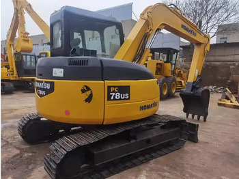 Crawler excavator Japan Surplus Backhoe Excavator Komatsu Pc78us Pc60 Tracked Excavator With Blade Dozer For The Philippines in Shanghai: picture 2