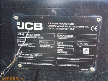 Crawler excavator JCB JS 131 LC: picture 3