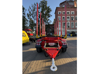 New Timber trailer HYDROFAST Przyczepa 3 osiowa / 3 axles timber transport trailer / Remorque à 3 essieux pour le transport de bois / 3-Achs-Rungenanhänger / 3-tengelyes-rönkszállító-pótkocsi / Remorcă pentru transportul lemnului: picture 5