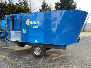 New Forage mixer wagon ZAMET Futtermischwagen / Feed mixer / Melangeuse / Carro miscelatore / Vagoneta 2 sinfines / Кормораздатчик 2 шнека / Wóz paszowy 14 m3: picture 3