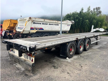 Dropside/ Flatbed semi-trailer Fruehauf PLATEAU 3 ESSIEUX: picture 5