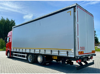 Curtainsider truck SCANIA R410 / FIRANKA / 21 EUROPALET / 8.5 M DŁUGOŚCI / 6x2 / PODWIESZA: picture 3