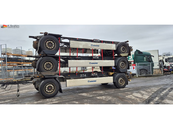 Container transporter/ Swap body trailer Krone AZ 5x vorhanden SAF Achsen, fertig gestapelt: picture 2