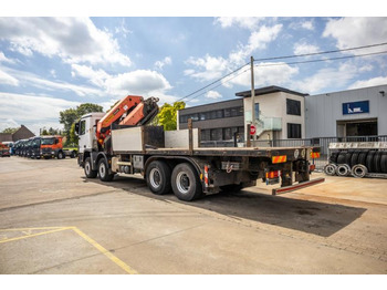 Dropside/ Flatbed truck, Crane truck Mercedes 4144 K-MP3-8X4+PK740002(7xhydr.): picture 5