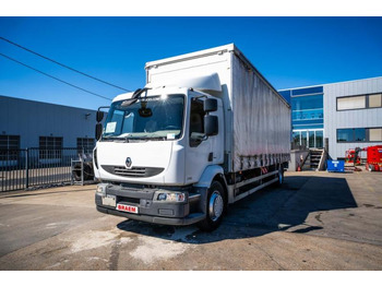 Curtainsider truck RENAULT Midlum 270
