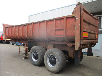 Tipper semi-trailer Fruehauf D33C , 2 axle , Steel tipper trailer , Drum Brakes , Spring suspension: picture 5