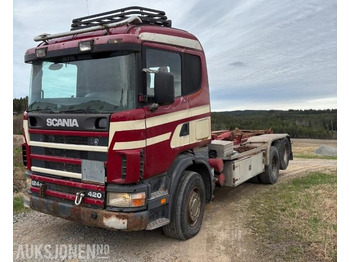 Hook lift truck SCANIA R124