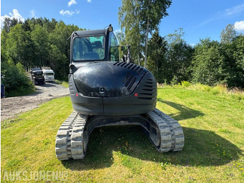 Excavator 2013 JCB JS8085 gravemaskin på belter med sentralsmøring / tiltrotator / 2 stk skuffer / klype: picture 4