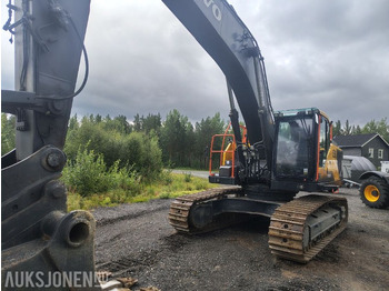 Excavator 2022 Volvo EC350EL beltegraver med webasto tansskuffe og Soosan pigghammer: picture 2