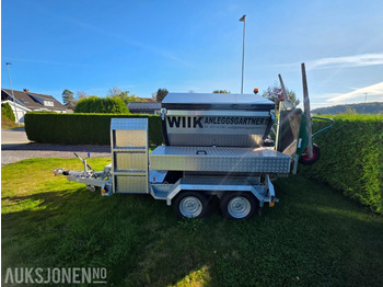 Construction equipment 2024 Brian James Trailers A-Type asfalthenger med 2021 Svepac F 90A vibroplate 2.9kW, 2022 Honda EU22i strømaggregat og utstyr: picture 2