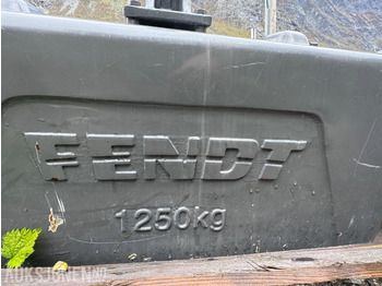 Agricultural machinery Originalt Fendt traktorlodd - Ubrukt - 1250 kg: picture 2