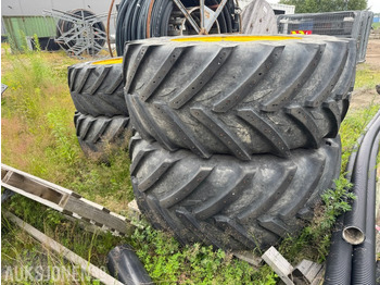 Agricultural machinery Traktor hjul - dekk Komplett hjulsett Michelin 650/60R38 og 540/60R28: picture 4