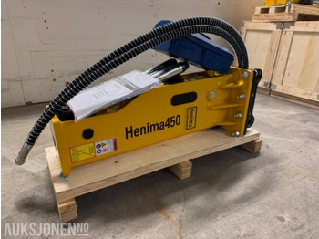 New Hydraulic hammer NY HENIMA 450 PIGGHAMMER TIL 1,2-3 TONNS GRAVEMASKIN S30 M/GARANTI: picture 3