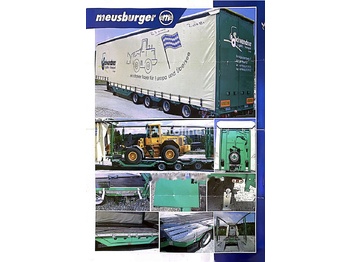 Low loader semi-trailer Meusburger Typ: MPG-4 - trailer combine / tractoare / vole - axe viratoare: picture 5