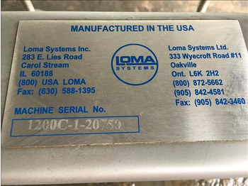 Food processing equipment Loma AS checkweigher: picture 5