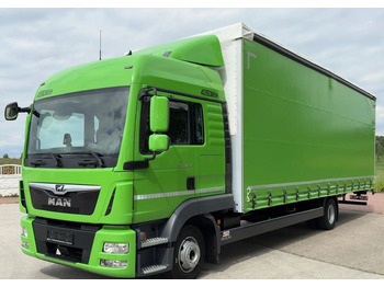 Curtainsider truck MAN TGL12.250/E6/20PALET/10.2018/SERWISOWANY/NISKI PRZEBIEG/WINDA/FIRANKA//JAK NOWY/SERWISOWANY: picture 2