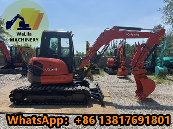 Mini excavator KUBOTA Kubota KX163 KX057 rubber crawler excavator: picture 2
