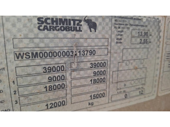 New Curtainsider semi-trailer Schmitz Cargobull Pritsche Plane Bahn,Steckrungen: picture 5