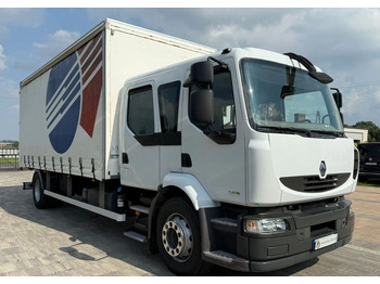 Curtainsider truck RENAULT Midlum