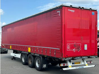 Curtainsider semi-trailer Krone SD Schuifzeil -Dak Met Borden / BPW-assen / Apk!: picture 2