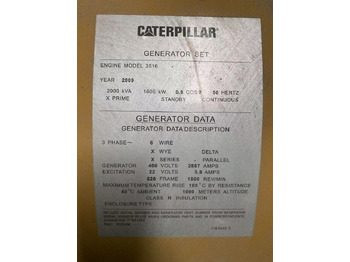 Generator set CATPILLAR 3516C: picture 2