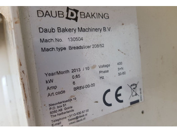 Bakery equipment Daub Breadslicer 208/52: picture 5