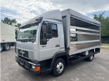Curtain side van MAN