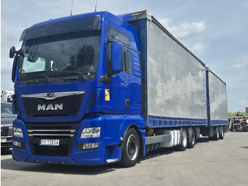 Curtainsider truck MAN TGX 24.500