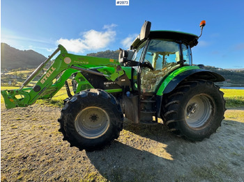 Farm tractor 2019 Deutz-Fahr 6120 TV w/front loader and twin wheels: picture 3