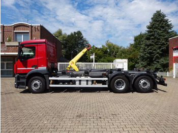 Hook lift truck Mercedes-Benz Antos 2532 MEILLER Abroller Lift+Lenkachse 6x2: picture 5