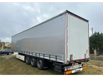 Curtainsider semi-trailer Krone STANDARD 2021 podnoszona oś OPONY 70% / STAN BARDZO DOBRY / OD PIERWSZEGO WŁAŚCICIELA / PALECIARA / TOP / sprowadzona z Niemiec !!: picture 3