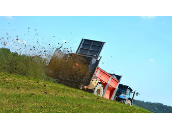 New Manure spreader Metal-Fach N277/6- 16t - CERBERUS VERTI jednoosiowy: picture 3