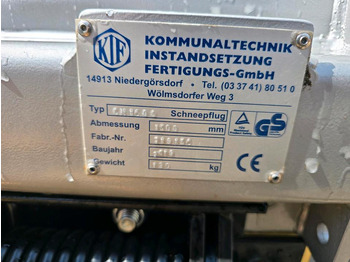 Snow plough NEUWARE KIF Schneepflug CM 1600 Schneeschieber Schneeschild Winterdienst Räumschild passend für Multicar Kramer Iseki Kubota Kleintraktor: picture 5