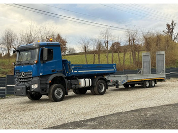Tipper Mercedes-Benz * Arocs * 4X4 * JAK NOWY * Wywrotka Kiper Meiller+ Przyczepa * Zestaw  Sprowadzony * 80.700 km Oryginalnie * Mercedes: picture 2